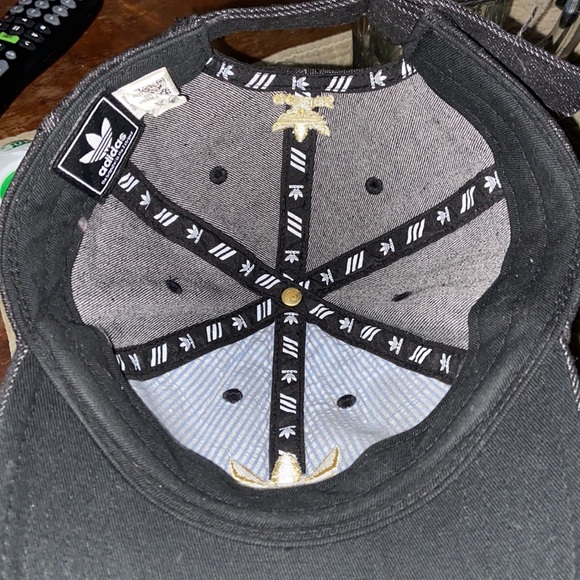 ADIDAS DENIM BASEBALL CAP - Picture 2 of 3